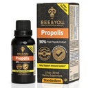 Bijen en u Propolis Liquid Extract Drops, 30% Propolis, Ultra Pure, Immune Support Supplement, Sore Throat, Allergie Relief, Ademhaling, Antioxidanten, Keto, Paleo, Gluten-Free, 1 Fl Oz