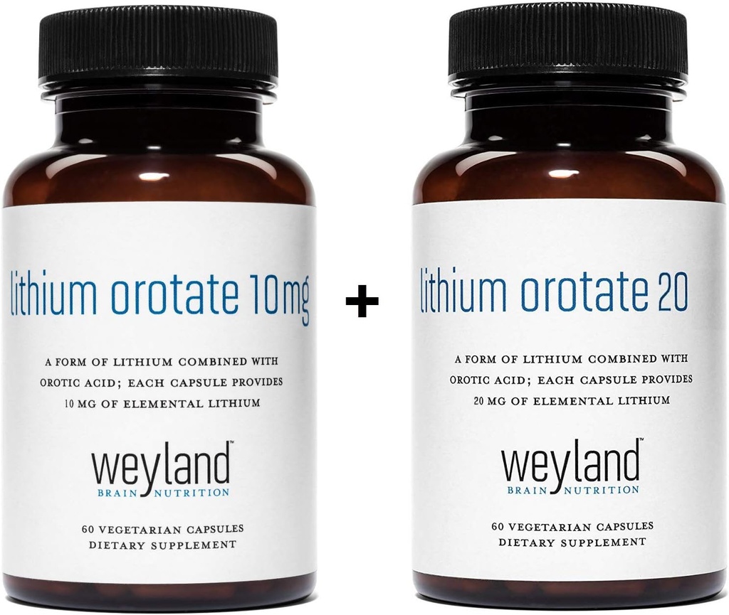 Lithium Orotaat 10mg + Lithium Orotaat 20mg