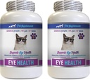 cat Eyesight Supplement - Cats Eye Health Complex - Advanced Formula for Eye Sight - Immune Boost - Bilberry voor katten - 2 flessen (120 tabletten)