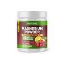 Gebouwd door de natuur Magnesium Poeder - Anti-stress Drink Mix voor Kalm & Regularity - Magnesium Citrate Supplement - Ontspanning, spier en hart Ondersteuning - Cranberry Lemonade Flavor - 30 Servers