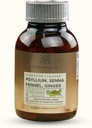 Digestieve Cleanse Capsules - 1200mg Psyllium, Senna, Venkel, Gember Extract - 60 Tel, Natuurlijke Digestieve en Gezondheidsondersteuning Supplement, Gentle Bowel Movement Aid - Vegan Formula for Balanced Gut Health