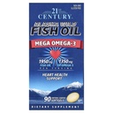 21e eeuw Alaska Wild Fish Oil Softgels, 90 Tel.