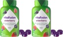 Vitafusie Vlierbessen Gummy Vitaminen, 90ct Vlierbessen Gummy Vitaminen, Kauwtabletten, 90 Tellen (pakket van 2)