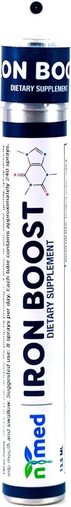 IJzeren Boost, IJzerboost, Vitaminen, Mineralen, Supplementen in Spray