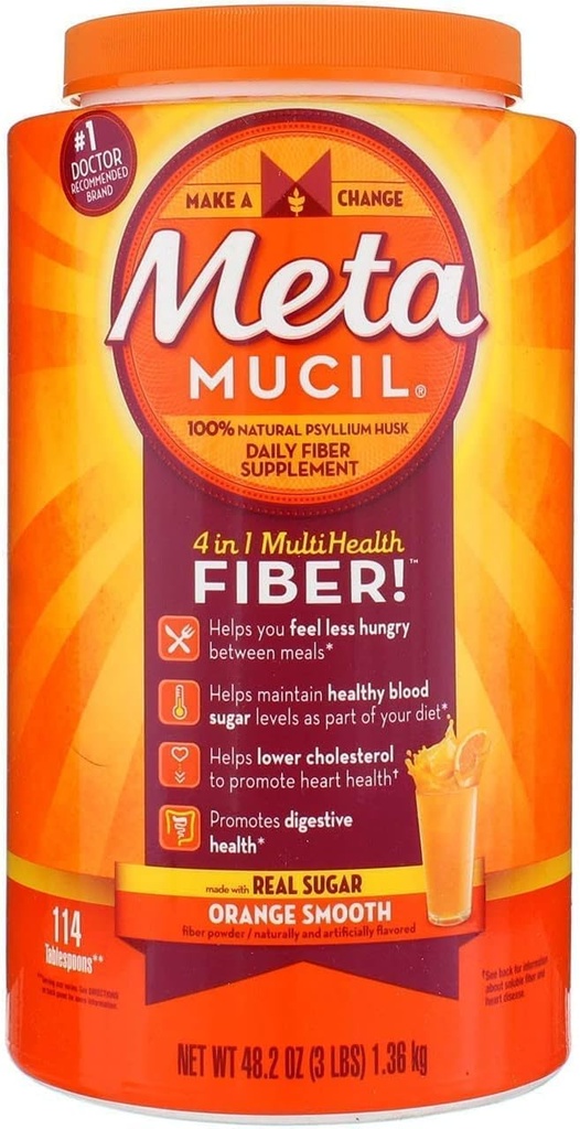 Metamucil Oranje Glad formaat 114 doses