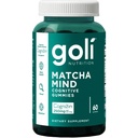 Goli Matcha Mind Gummies - 60 Tellen - Groene Theebladeren Poeder met Cognizin voor Focus, Aandacht en Hersengezondheid, Veganistisch, Non-GMO, Glutenvrije & Gelatine Vrij.