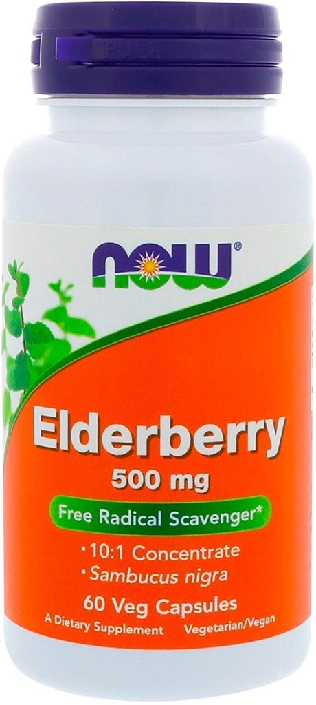 NOW Foods - Vlierbes Extract 500 mg 60 vcaps