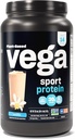 Vega Sport Protein Powder Vanille (14 porties, 20,4 oz) - Plant-Based Vegan Protein Powder, BCAA's, Amino Acid, tart cherry, Non Dairy, Gluten Free, Non GMO (Packaging May Vary)