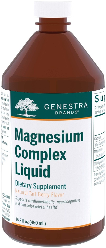 Genestra Merken Magnesium Complex Vloeistof Combinatie van Drie Organische Magnesium Bronnen