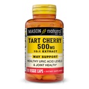 MASON NATUURLIJKE Tart Cherry 500 mg 10:1 Extract Veggie Caps - Ondersteunt gezonde Uric Acid niveaus & Joint Health*, 90 Capsules