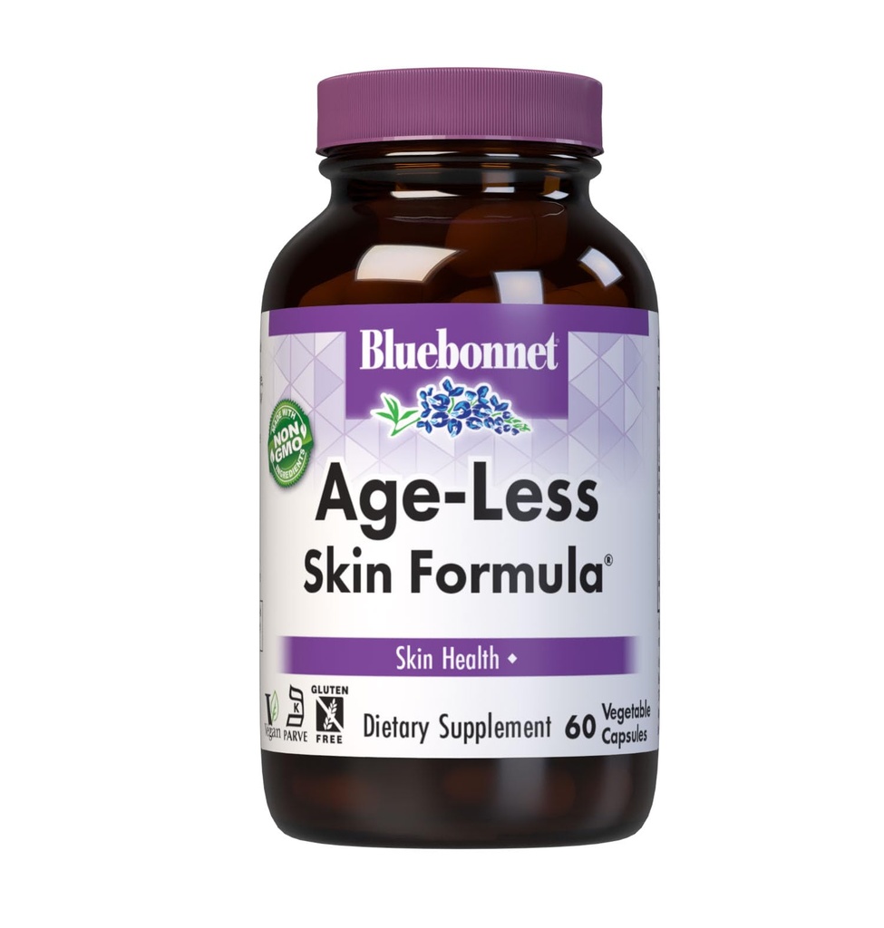 BlueBonnet Age-Less Skin Formula Capsules, 60 Tellen
