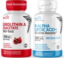 Nature's Fusions Urolithin A Diacetate 500mg & R Alpha Lipoic Acid 600mg (60 Capsules) - Antioxidant/Energy Bundle