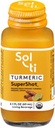 Sol-ti Biologische Kurkuma SuperShot Drink, Black Pepper verbetert de absorptie en biologische beschikbaarheid van Curcumin in Kurkuma om te helpen bij gezamenlijke ondersteuning, SuperFood, 12 Pack (2.1 Fl oz)