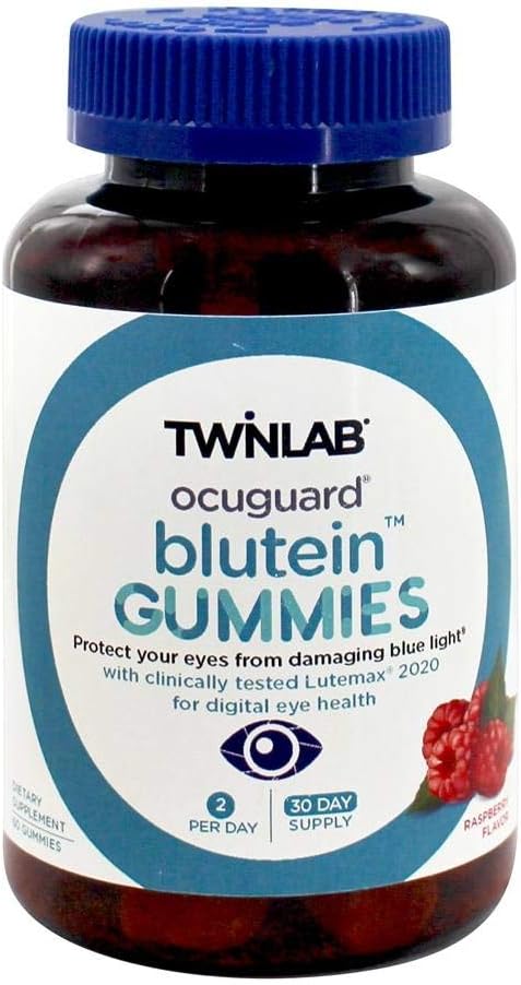 Twinlab Lutein Ocuguard Blutein Adult Gummies 60 Count 