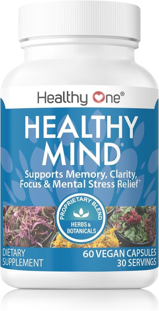 Gezonde geest - Veilig voor tieners - Hersen mist - Cognitieve functie - Concentratie - Focus - Neurale optimalisatie - Mood - Ginkgo Biloba - Ginseng - Rhodiola - Bacopa - Gotu Kola - Groene thee - 150 Tel.
