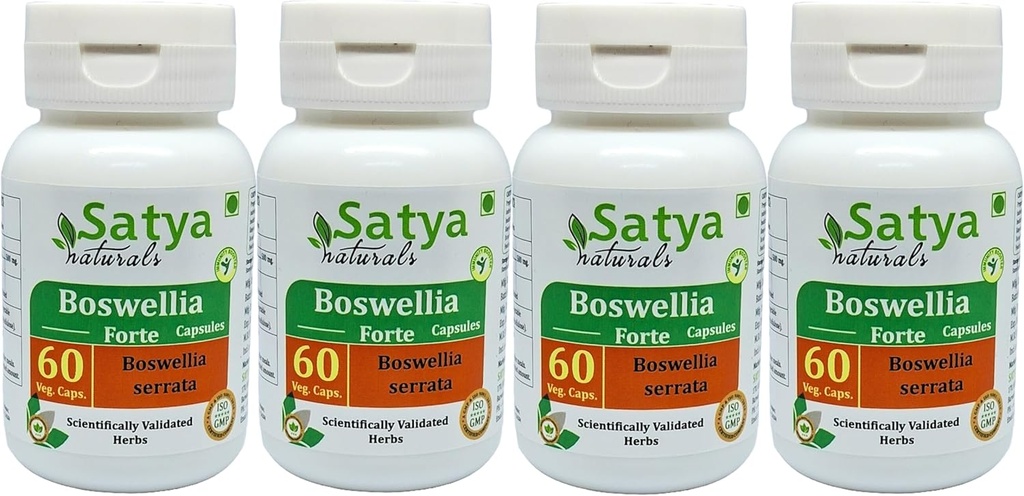 Boswellia Forte Capsules 500 mg. 60 Veg. Capsules Boswellia (Boswellia Serrata) Extract Capsules for Men and Women 