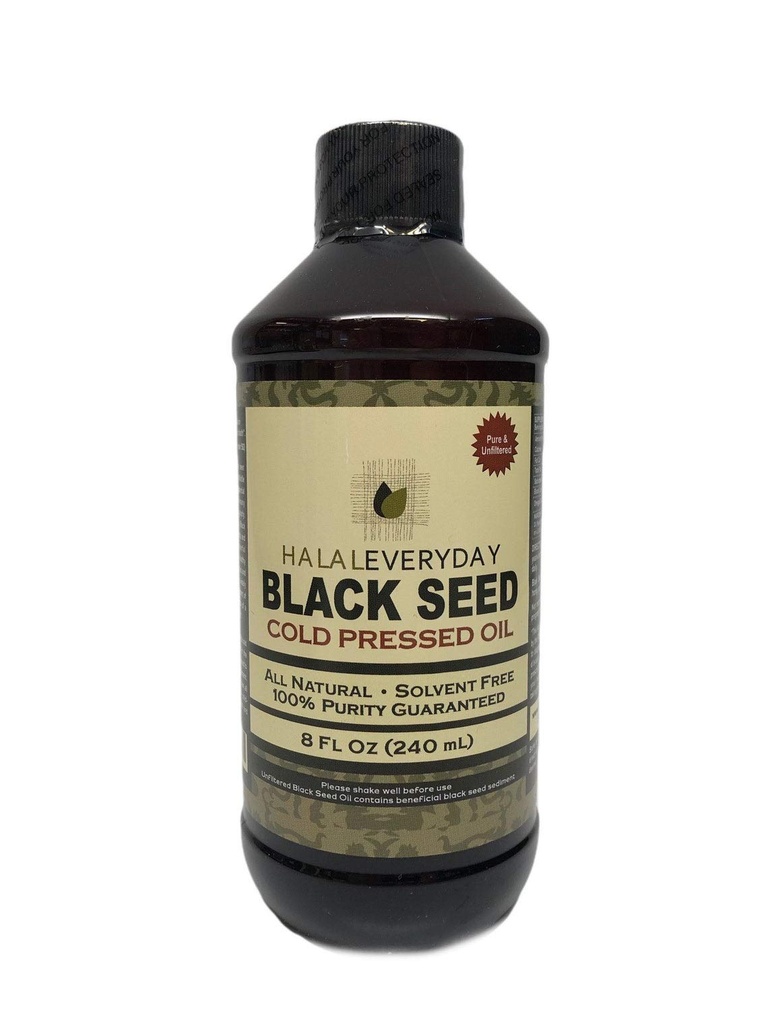 Pure Black Seed Oil - 32oz - 2-16oz Bottles of 100% Pure and Cold Pressed Black Seed - NON-GMO and Vegan - Nigella Sativa -100% Hexane Free - Halal Certified - Special Food Grade Plastic Bottle