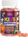 Multivitamine voor kinderen - Complete Dagelijkse Kinderen Multi Vitamine Gummies met Vitamine D, B Vitaminen, Zink & Meer - Energie, Geheugen Focus & Immune Health Ondersteuning - Natuurlijke Berry smaak Kauw - 60 Gummies
