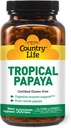 Landleven - Natuurlijke tropische Papaya Enzyme - 500 Kauwbare Wafers