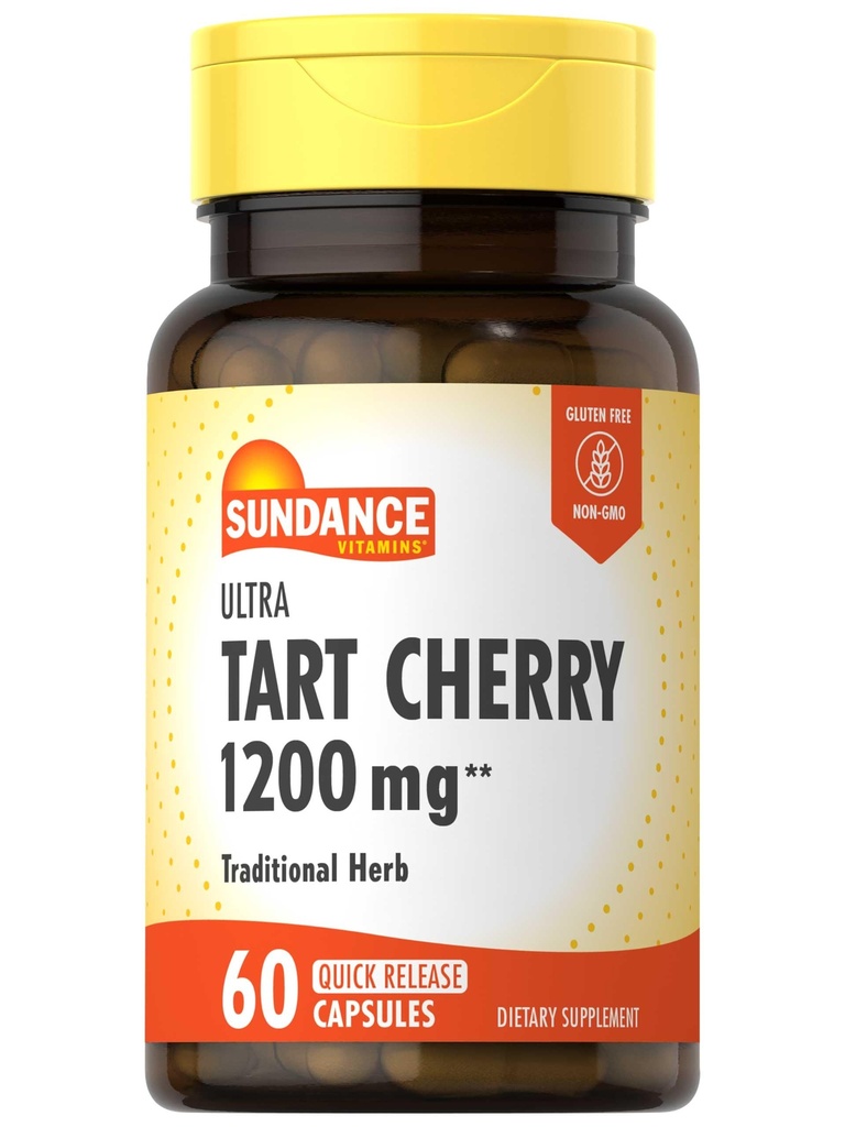 Sundance Tart Cherry Capsules 1200mg 