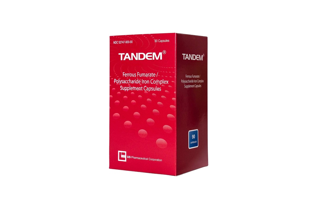 Tandem 106 mg Elementaal ijzer- Gemakkelijk doorslikken Hoge verdraagbaarheid - reukloos & smaakloos