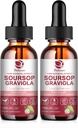 Soursop Graviola Liquid Drop - Pure Leave & Fruit Complex - 4X effectiviteit - Soursop Bitters Liquid for Immunity, Liver & Antioxidant, Herbal Goodness, 2 maand levering, 4 Fl Oz