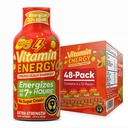 Vitamine Energie Focus+ Extra sterkte Energie Shot Tropische Infusie 48 Pack, 260mg Natuurlijke Cafeïne, B-Vitaminen, CoQ10, Aminozuren, Focus, Productiviteit & Duidelijkheid, Zero Sugar, Gluten-Free, 1,93 fl oz