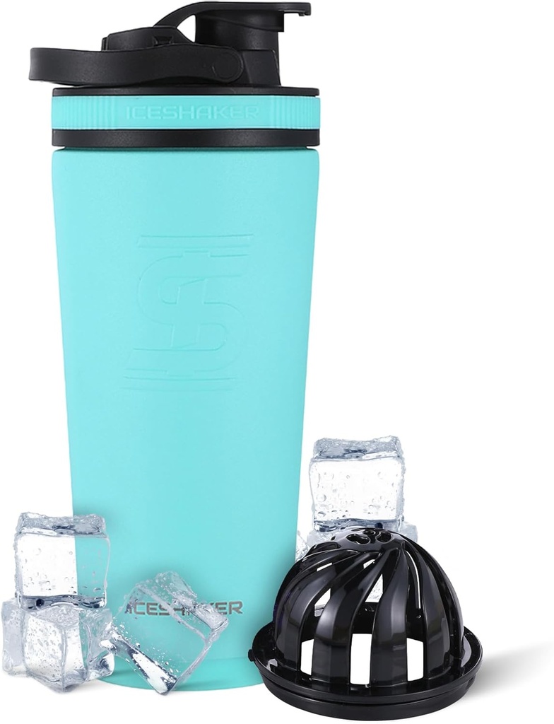 Ice Shaker geïsoleerd roestvrij staal Shaker fles 
