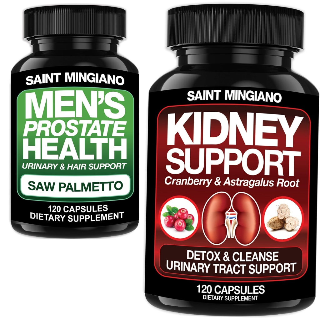 Nierondersteuning Reinigen Detox & Reparatie 120 Casuals - Samen met - Mannen Prostaat Gezondheid Geavanceerde Prostaat Supplementen - 120 Capsules