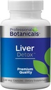 Professional Botanicals Liver Detox – Natural Liver Cleanse & Detox Support with Botanicals & Enzymes – 120 Vegan Capsules