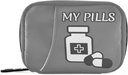 Pillen Organisator Geneeskunde Fles pil Box 7 Dag pil geval tas reis pil Organisator tas met rits draagbare Weekly Case Compacte grootte voor vitamine supplement houder