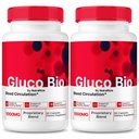 NutraRize (2 Pack) GlucoBio Capsules, Official Gluco Bio Support Supplement, All Natural Formula to Support Overall Health and Wellness, Premium Vitamin Pills, GlucoBio Reviews (120 Capsules)
