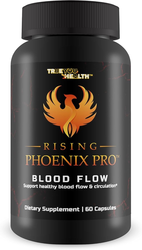 Rising Phoenix Pro Blood Flow - L-Arginine Blood Circulatie Supplement - Onze beste Circulatie Supplement Pro Rising Phoenix Male Pill voor gezonde Circulatie - onze beste bloedstroom Supplement voor mannen