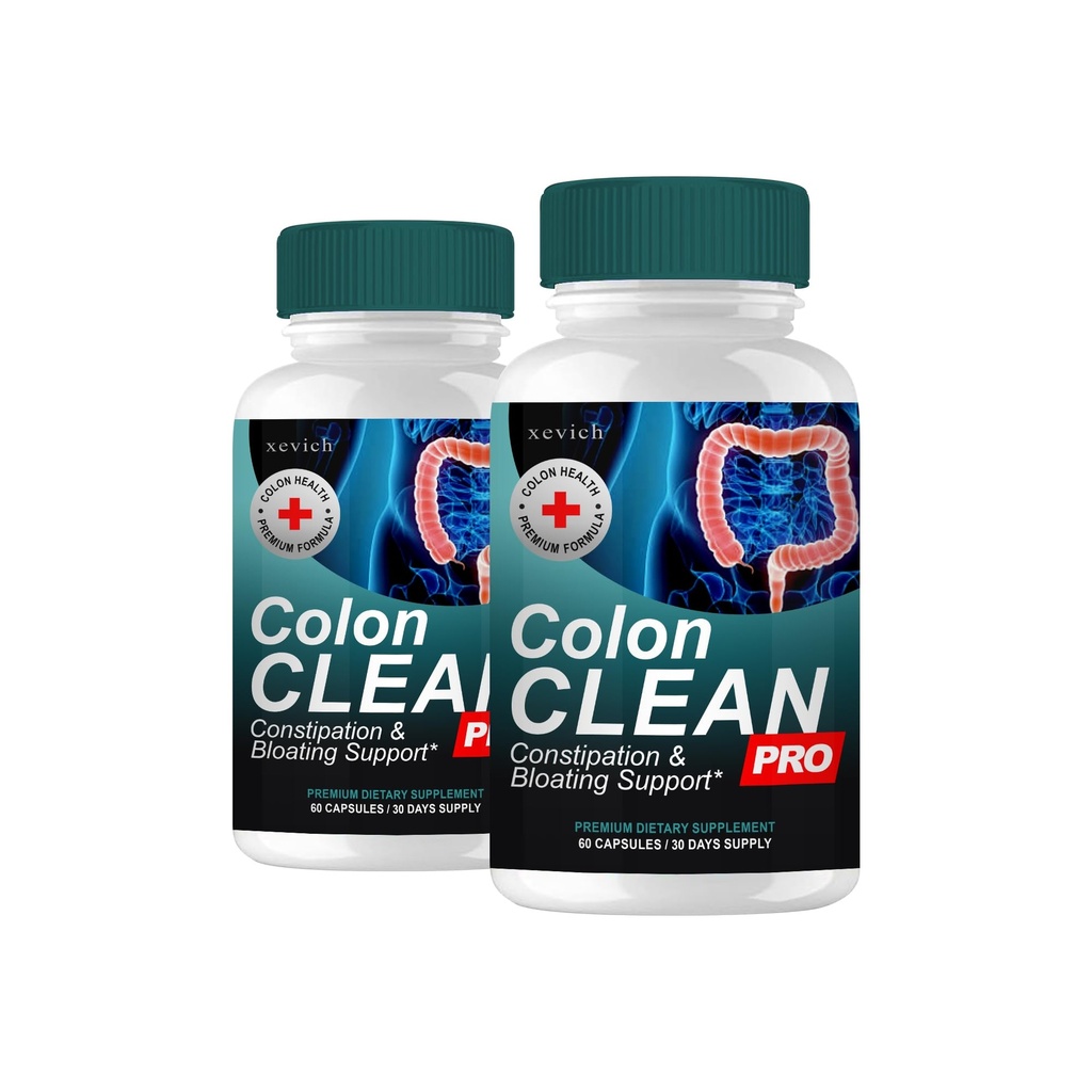 Colon Clean Pro - Colon Clean Pro Premium Dieetsupplement (2 verpakkingen, 120 capsules)