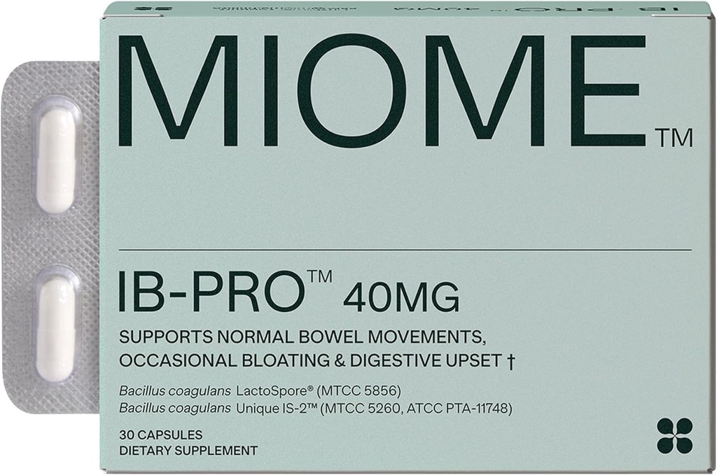 IB-PRO Bacillus Coagulans Probiotic - 2-1 Lactospore & Unique is-2 voor Occasional Constipatie, Bloating & Digestive Usset - 3rd Party Geverifieerd - 30 Capsules