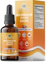 Vloeibare magnesiumoxide 400 mg druppels - vloeibare magnesiumoxide supplement voor bot, spier, en gezondheid van het hart, sublingual magnesiumoxide, hoge potentie, gemakkelijk te Absorb, 60ml