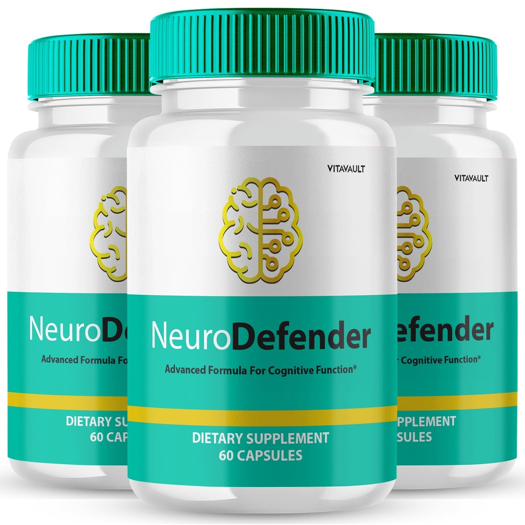 Neuro Defender Hersensupplementen voor Geheugen en Focus Capsules NeuroDefender Advanced Formula Brain Health Support Pillen, Extra Strength Nootropics Neuro Defender Alle Natuurlijke Reviews (3 Pack)