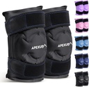 APEXUP Ice Pack voor Kniepijnverlichting, Grote Herbruikbare Wrap Na Chirurgie, Flexibele Gel Cold Pack voor Verwondingen, Pijnverlichting voor Rug, Schouder, Elbow, Enkel en Leg (Zwart, XXL, 2PK)
