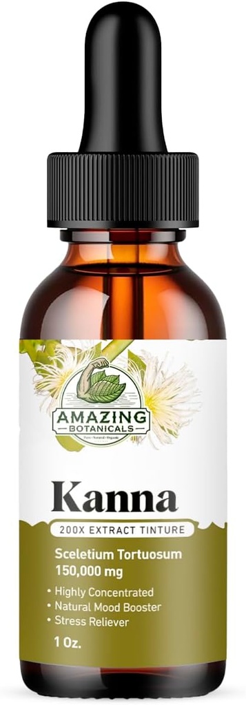 Verbazingwekkend Botanicals Sceletium Tortuosum Kanna Extract Tinctuur 200x Menstrum 