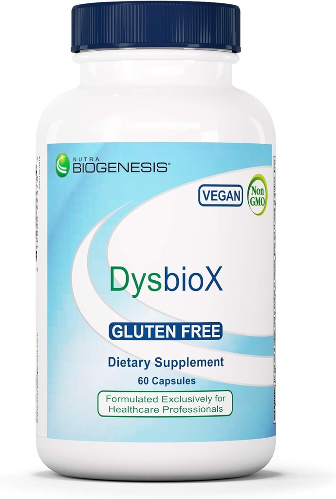 Nutra BioGenesis DysbioX - Green Tea Pillen, Antioxidant Ondersteuning Supplement voor vrouwen en mannen met vitamine C, zink, groene thee en druivenextract - 60 Vegan Capsules
