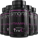 (5 Pack) Raw Whole Food Vitamin C from Berries, Premium Antioxidants, Bioflavonoids & Polyphenols, 300 Vegan Capsules