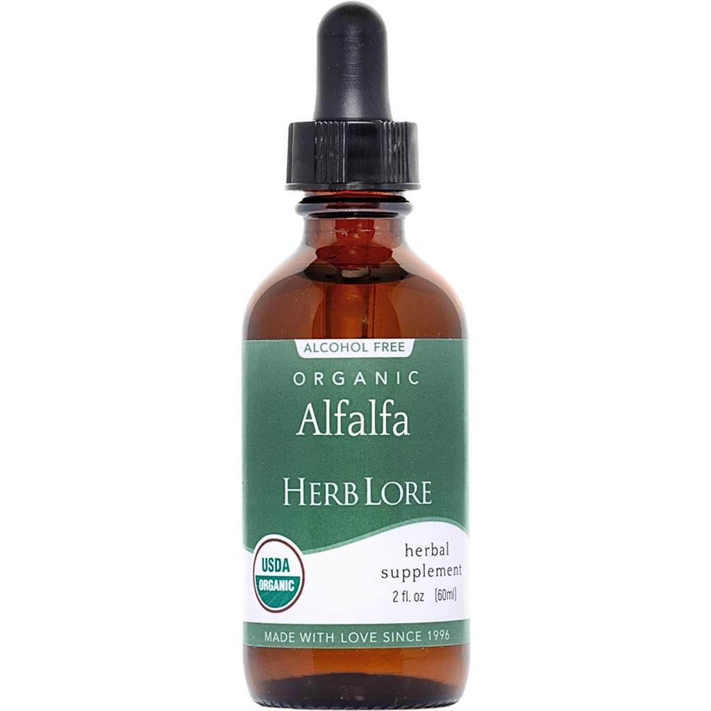 Herb Lore Organische Alfalfa blad Tinctuur 