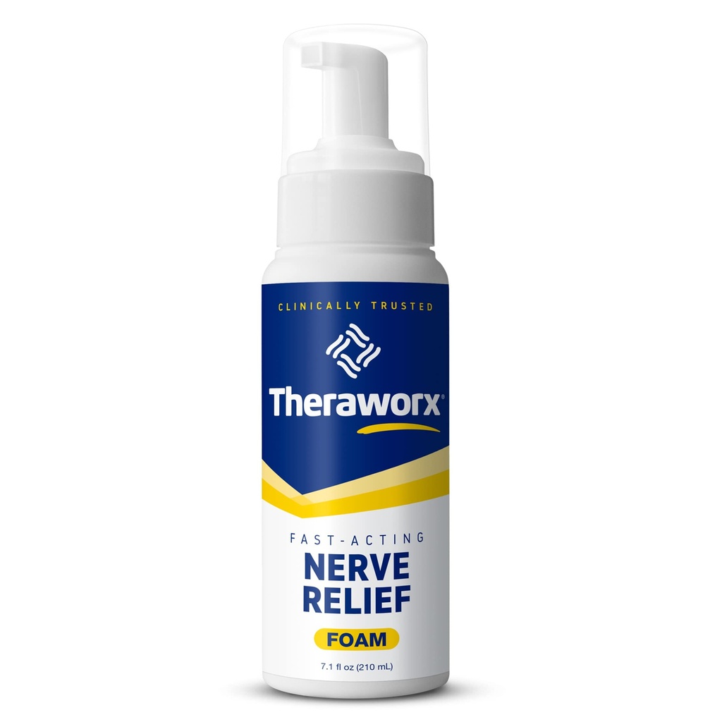 Theraworx Fast-Acting Nerve Relief Foam Aggravated Nerve Discomfort Relief - 7,1 oz - 1 Tellen