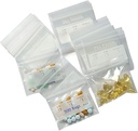 500 Packs 6 Mil Stevige pilzakjes BPA Gratis pilzakjes 3 x 2,75 Inch Draagbaar Licht Gewicht Handig Klein Ziplock Plastic Tassen voor reis pil Organisator, sieraden en kleine ambachtelijke stukken en gemakkelijk te gebruiken