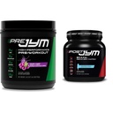 Pre JYM Grape Candy Pre-workout, Post JYM Active Matrix Post-workout met BCAA's, Createine HCI, Beta-Alanine 30 Servers Elk