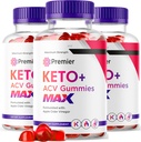 Montty (3 Pack) Premier Keto MAX Gummies - PremierKeto ACV Gummies, Premier ACV Keto MAX Gummies, Premier Apple Cider Vinegar Keto MAX Gummys, 180 Gummies voor 90 dagen