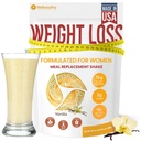 HARMONISIFY Maaltijd vervangende Shake voor vrouwen met Vanille smaak, Keto Frıendly, Kosher Gecertificeerde Proteïnepoeder, Pre & Probiotica voor gemakkelijke spijsvertering, Geen Sucralose inbegrepen, 16,9 Oz