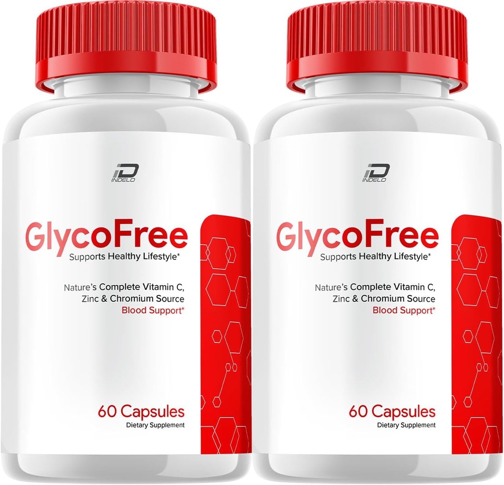 GlycoFree Capsules, GlycoFree Advanced Supplement, Alle natuurlijke formule om gezond niveau te handhaven, maximale sterkte dagelijkse formule, Glyco Gratis Capsules Reviews (2 Pack - 120 Capsules)