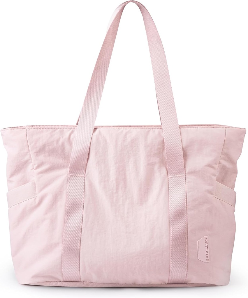 BAGSMART Tote Bag voor vrouwen, Tote Bag met rits werk tote met afdelingen verpleegster schouder Hanbag voor reizen, sportschool