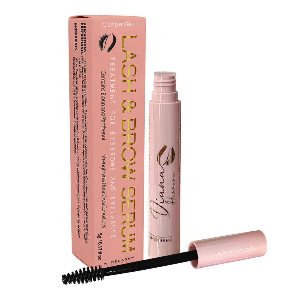DIANA HERRERA ""Boom en wimper verbeteren serum voor dikker, en voller uiterlijk, voedzaam, versterking, en conditionering formule, transparant, 0,17 fl oz (5ml) .""